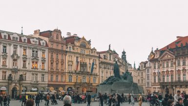 Oudestadsplein in de oude stad van Praag