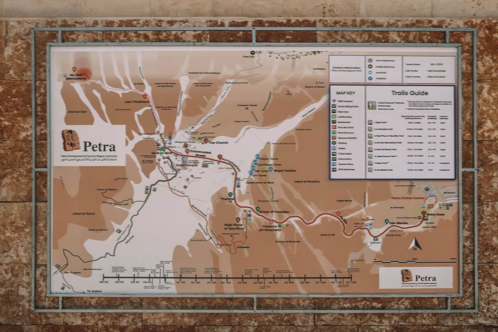 De historische stad Petra