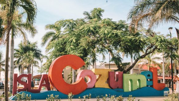 Cozumel letter bord