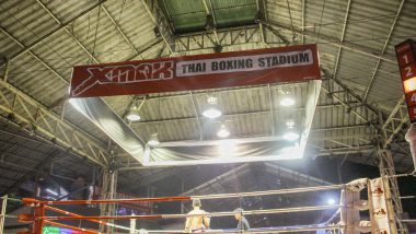 Thai bokswedstrijd Chiang Mai