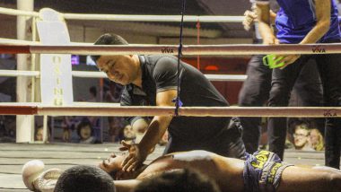 Thai bokswedstrijd Chiang Mai