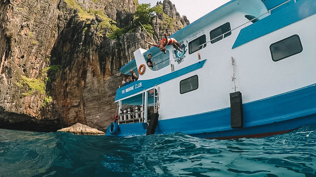 Duiken Koh Phi Phi boot