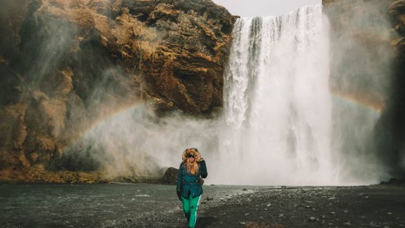 Skógafoss waterval IJsland