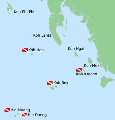 Dive Sites Koh Lanta