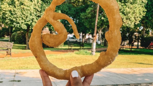 Churros bij Churreria Santos Martires