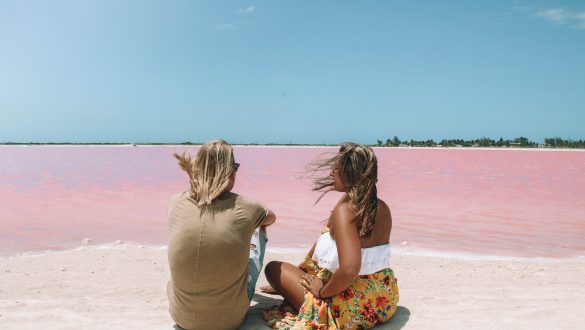 Roze meren van Las Coloradas