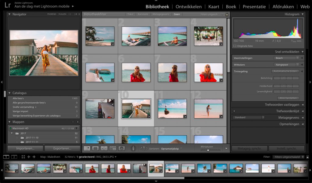 Foto's importeren Adobe Lightroom