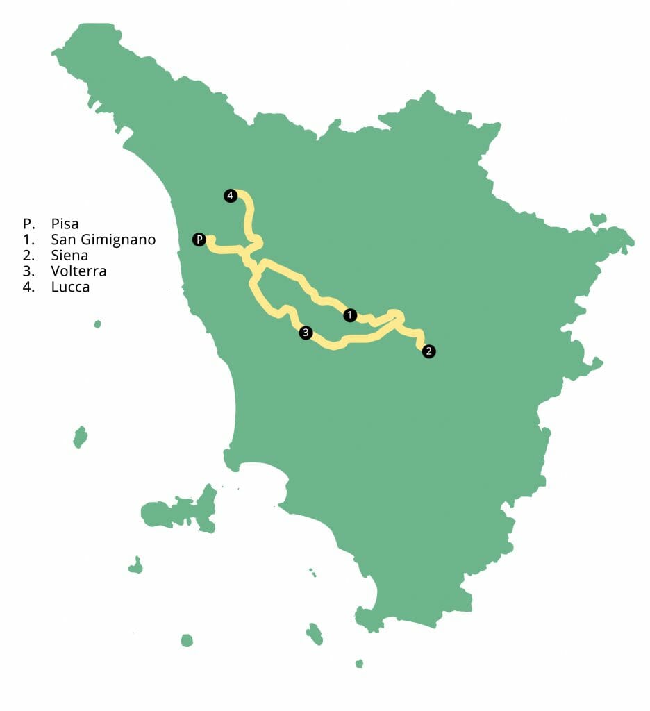 Route Toscane