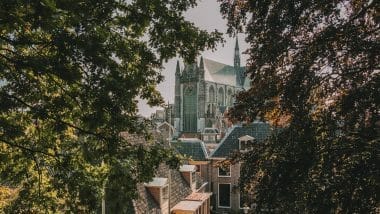 Uitzicht burcht Leiden