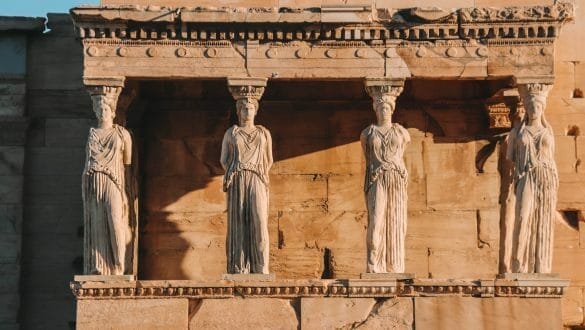 Vrouwenbeelden Erechteion