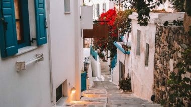 Straatjes Naxos stad