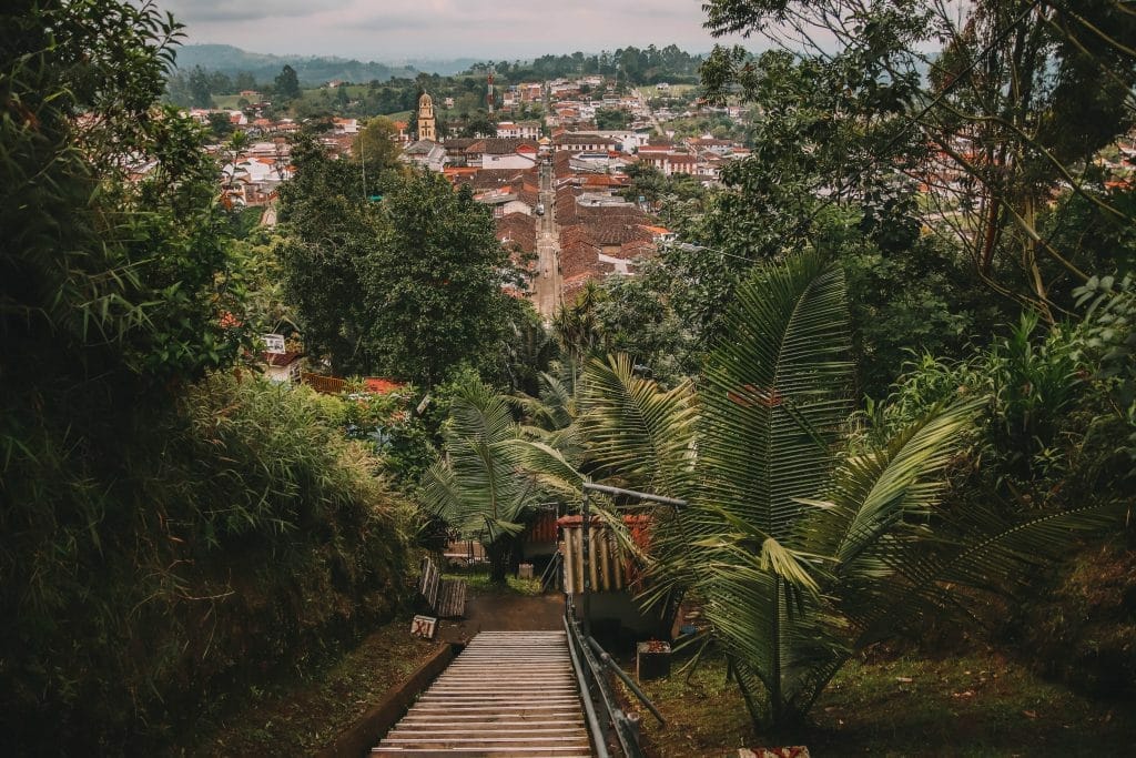 Uitzichtpunt Salento Colombia