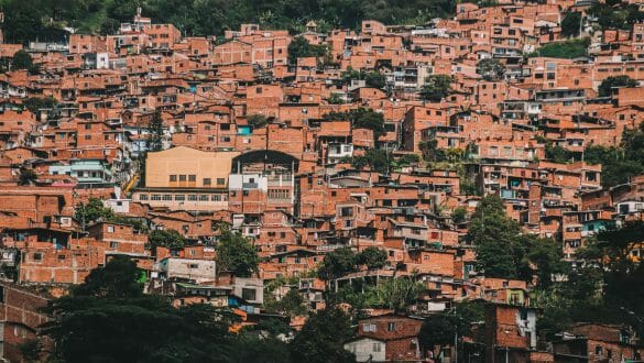 Uitizicht kabelbaan Medellín