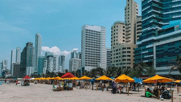 Bocagrande strand Cartagena