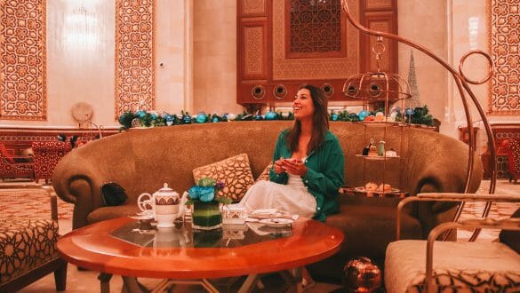 Atrium Tea Lounge Al Bustan Palace Hotel Muscat