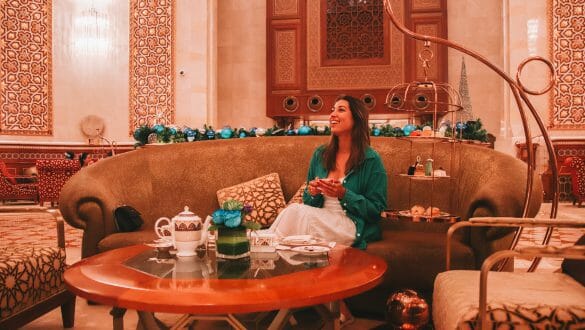 Atrium Tea Lounge Al Bustan Palace Hotel Muscat