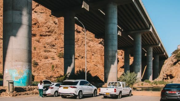 Parkeren Wadi Shab