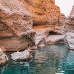 Zwemmen Wadi Shab