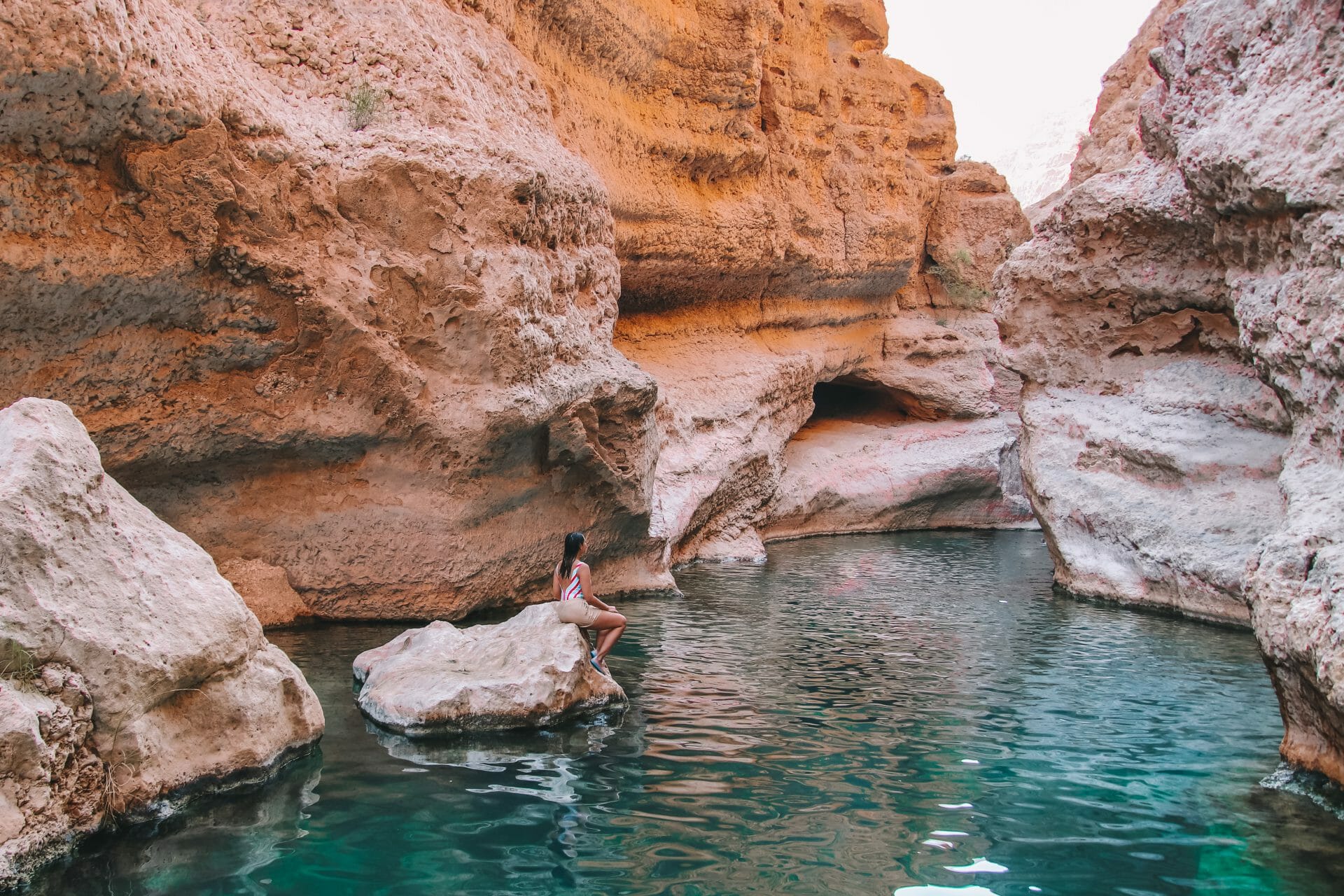 Zwemmen Wadi Shab