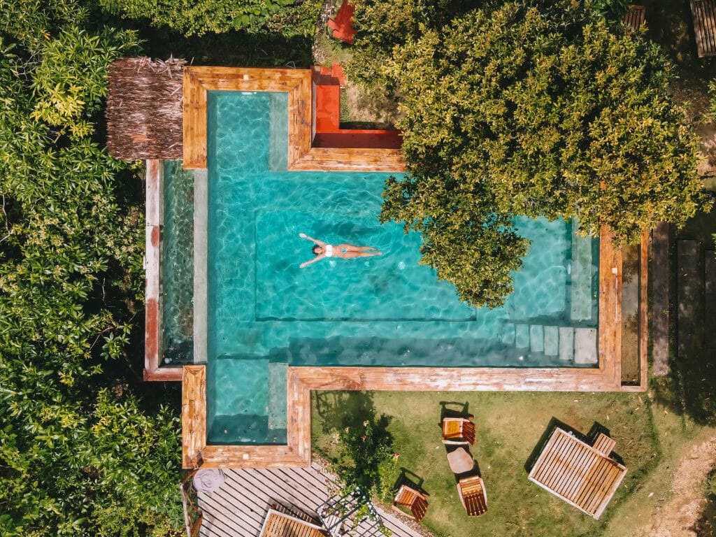 Infinity pool Nakabalo Guesthouse & Restaurant