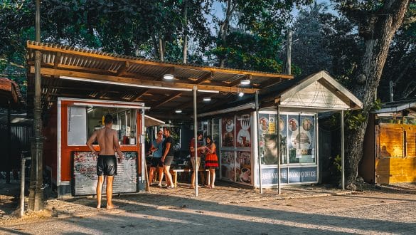 Take aways Beau Vallon Beach