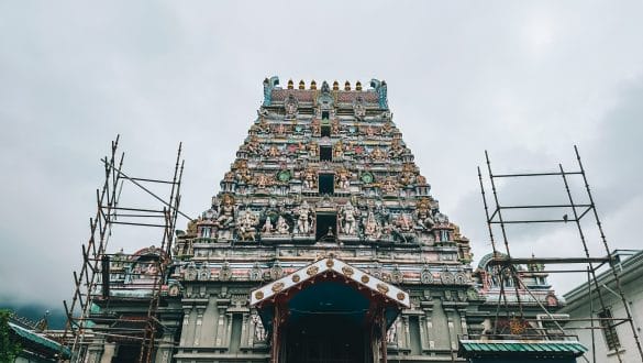 Hindoe tempel Victoria Mahé Seychellen