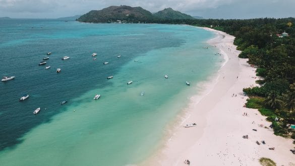 Cote D'Or Beach Praslin Seychellen