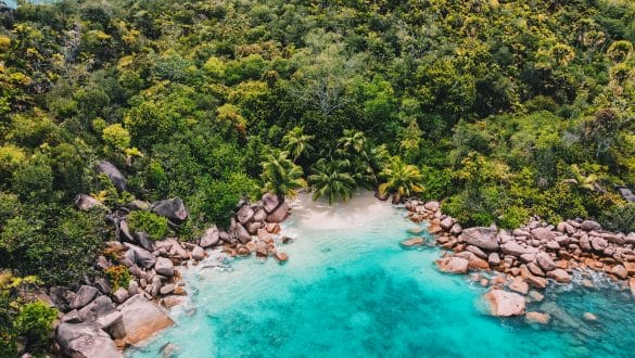 Petite Anse Lazio Praslin Drone
