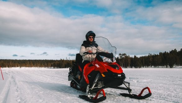 Sneeuwscooter Lapland