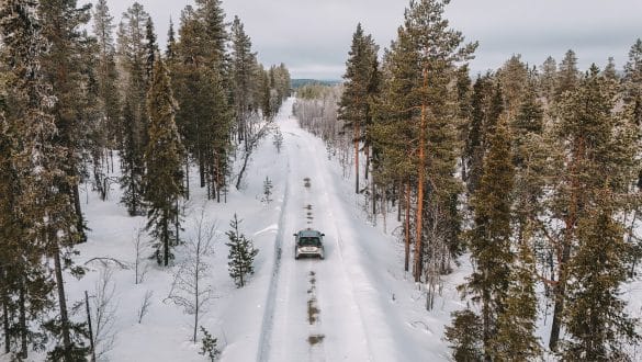 Auto huren Fins Lapland